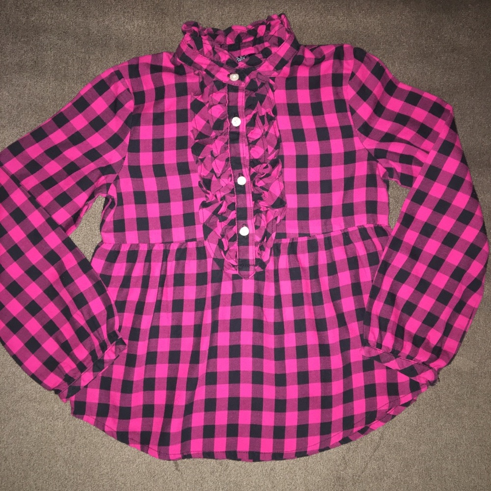 Chaps toddler plaid top